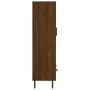 Aparador alto madera de ingeniería roble marrón 69,5x31x115 cm by , Sideboards - Ref: Foro24-830339, Price: 70,71 €, Discount: %