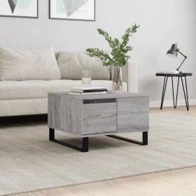 Mesa de centro madera contrachapada gris Sonoma 55x55x36,5 cm by , Coffee table - Ref: Foro24-830770, Price: 62,27 €, Discoun...