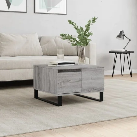 Mesa de centro madera contrachapada gris Sonoma 55x55x36,5 cm de , Mesas de centro - Ref: Foro24-830770, Precio: 62,27 €, Des...
