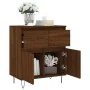 Aparador madera contrachapada marrón roble 60x35x70 cm by , Sideboards - Ref: Foro24-831123, Price: 68,27 €, Discount: %
