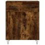 Aparador de madera de ingeniería roble ahumado 69,5x34x90 cm by , Sideboards - Ref: Foro24-827977, Price: 82,17 €, Discount: %