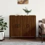Aparador de madera de ingeniería marrón roble 90x34x80 cm de , Aparadores - Ref: Foro24-828115, Precio: 84,05 €, Descuento: %