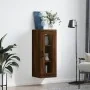 Armario de pared marrón roble 34,5x34x90 cm de , Aparadores - Ref: Foro24-828915, Precio: 52,59 €, Descuento: %