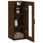 Armario de pared marrón roble 34,5x34x90 cm de , Aparadores - Ref: Foro24-828915, Precio: 52,59 €, Descuento: %