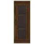 Armario de pared marrón roble 34,5x34x90 cm de , Aparadores - Ref: Foro24-828915, Precio: 52,59 €, Descuento: %