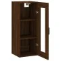 Armario de pared marrón roble 34,5x34x90 cm de , Aparadores - Ref: Foro24-828915, Precio: 52,59 €, Descuento: %