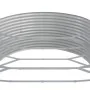 Jardinera arriate acero recubrimiento polvo verde 544x100x36 cm by , Pots and planters - Ref: Foro24-319013, Price: 144,17 €,...