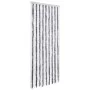Cortina mosquitera gris y blanco chenilla 56x200 cm by , Mosquito nets for windows - Ref: Foro24-315123, Price: 36,48 €, Disc...