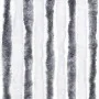 Cortina mosquitera gris y blanco chenilla 56x200 cm by , Mosquito nets for windows - Ref: Foro24-315123, Price: 36,48 €, Disc...