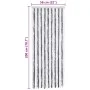 Cortina mosquitera gris y blanco chenilla 56x200 cm by , Mosquito nets for windows - Ref: Foro24-315123, Price: 36,48 €, Disc...