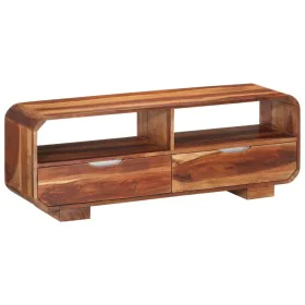Mueble de TV madera maciza de acacia 110x30x40 cm by , CD and DVD storage - Ref: Foro24-351784, Price: 220,03 €, Discount: %