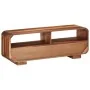 Mueble de TV madera maciza de acacia 110x30x40 cm von , CD- und DVD-Speicher - Ref: Foro24-351784, Preis: 220,01 €, Rabatt: %