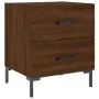 Mesita de noche madera de ingeniería roble marrón 40x35x47,5 cm de , Mesitas de noche - Ref: Foro24-827322, Precio: 50,46 €, ...
