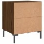 Mesita de noche madera de ingeniería roble marrón 40x35x47,5 cm de , Mesitas de noche - Ref: Foro24-827322, Precio: 50,46 €, ...