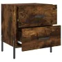 Mesita de noche madera ingeniería roble ahumado 40x35x47,5 cm von , Nachttische - Ref: Foro24-827334, Preis: 52,39 €, Rabatt: %