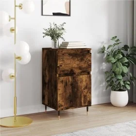 Aparador madera de ingeniería roble ahumado 40x35x70 cm by , Sideboards - Ref: Foro24-831142, Price: 47,84 €, Discount: %