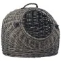 Transportín para gatos sauce natural gris 45x35x35 cm de , Transportines y cajas para mascotas - Ref: Foro24-170904, Precio: ...