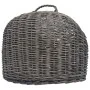Transportín para gatos sauce natural gris 45x35x35 cm de , Transportines y cajas para mascotas - Ref: Foro24-170904, Precio: ...