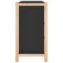Aparador de madera contrachapada negro 62x38x70 cm by , Sideboards - Ref: Foro24-345673, Price: 101,59 €, Discount: %