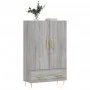 Aparador alto madera de ingeniería gris Sonoma 69,5x31x115 cm de , Aparadores - Ref: Foro24-828226, Precio: 88,71 €, Descuent...