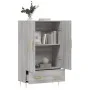 Aparador alto madera de ingeniería gris Sonoma 69,5x31x115 cm de , Aparadores - Ref: Foro24-828226, Precio: 88,71 €, Descuent...