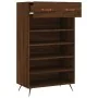 Zapatero madera de ingeniería roble marrón 60x35x105 cm von , Schränke und Lagerung - Ref: Foro24-829587, Preis: 73,62 €, Rab...