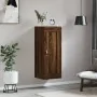 Armario de pared madera ingeniería marrón roble 34,5x34x90 cm by , Sideboards - Ref: Foro24-830483, Price: 54,62 €, Discount: %
