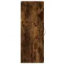 Armario de pared madera ingeniería roble ahumado 34,5x34x90 cm by , Sideboards - Ref: Foro24-830497, Price: 49,79 €, Discount: %