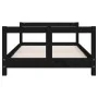 Estructura de cama para niños madera de pino negro 80x160 cm von , Kinderbetten und Betten für Kinder - Ref: Foro24-834431, P...