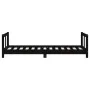 Estructura de cama para niños madera de pino negro 80x160 cm von , Kinderbetten und Betten für Kinder - Ref: Foro24-834431, P...