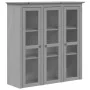Armario con puertas de vidrio BODO madera maciza pino gris by , Sideboards - Ref: Foro24-355079, Price: 283,14 €, Discount: %