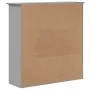 Armario con puertas de vidrio BODO madera maciza pino gris by , Sideboards - Ref: Foro24-355079, Price: 283,14 €, Discount: %