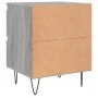Mesita de noche madera de ingeniería gris Sonoma 40x35x50 cm by , Nightstands - Ref: Foro24-826888, Price: 47,19 €, Discount: %
