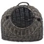 Transportín para gatos sauce natural gris 60x45x45 cm de , Transportines y cajas para mascotas - Ref: Foro24-170906, Precio: ...