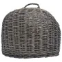 Transportín para gatos sauce natural gris 60x45x45 cm de , Transportines y cajas para mascotas - Ref: Foro24-170906, Precio: ...