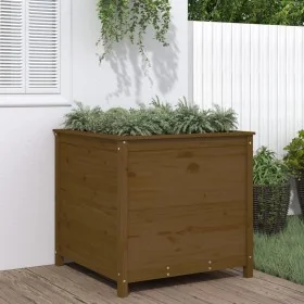 Jardinera madera maciza de pino marrón miel 82,5x82,5x78 cm von , Töpfe und Pflanzgefäße - Ref: Foro24-825306, Preis: 115,97 ...