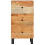 Aparador con 3 cajones madera maciza acacia 40x33,5x75 cm by , Sideboards - Ref: Foro24-352906, Price: 124,98 €, Discount: %