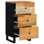 Aparador con 3 cajones madera maciza acacia 40x33,5x75 cm by , Sideboards - Ref: Foro24-352906, Price: 124,98 €, Discount: %