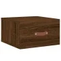 Mesita de noche de pared color roble marrón 35x35x20 cm by , Lockers and storage cabinets - Ref: Foro24-829786, Price: 29,06 ...