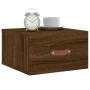 Mesita de noche de pared color roble marrón 35x35x20 cm by , Lockers and storage cabinets - Ref: Foro24-829786, Price: 29,06 ...