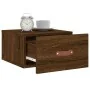 Mesita de noche de pared color roble marrón 35x35x20 cm by , Lockers and storage cabinets - Ref: Foro24-829786, Price: 29,06 ...