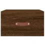 Mesita de noche de pared color roble marrón 35x35x20 cm by , Lockers and storage cabinets - Ref: Foro24-829786, Price: 29,06 ...
