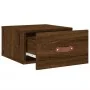 Mesita de noche de pared color roble marrón 35x35x20 cm by , Lockers and storage cabinets - Ref: Foro24-829786, Price: 29,06 ...
