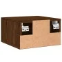 Mesita de noche de pared color roble marrón 35x35x20 cm by , Lockers and storage cabinets - Ref: Foro24-829786, Price: 29,06 ...