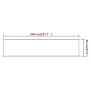 Toldo vertical tela oxford gris taupé 60x360 cm von , Sonnenschirme - Ref: Foro24-148396, Preis: 16,84 €, Rabatt: %