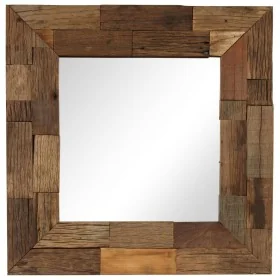 Espejo de madera maciza reciclada 50x50 cm by , Mirrors - Ref: Foro24-246304, Price: 98,20 €, Discount: %