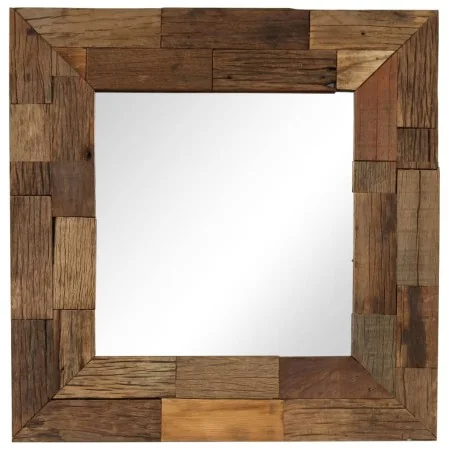 Espejo de madera maciza reciclada 50x50 cm by , Mirrors - Ref: Foro24-246304, Price: 98,20 €, Discount: %