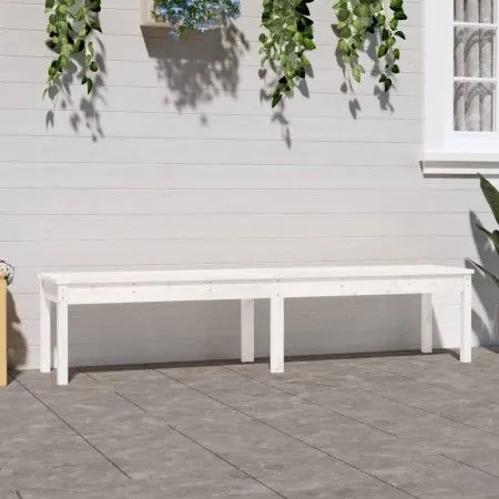 2-Sitzer Gartenbank aus massivem Kiefernholz 203,5x44x45 cm von vidaXL, Gartenbänke - Ref: Foro24-824019, Preis: 106,03 €, Ra...