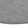 Césped artificial con tacos redondo Ø130 cm gris by , artificial flora - Ref: Foro24-147807, Price: 25,81 €, Discount: %