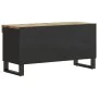 Mueble de TV madera maciza reciclada 85x33x43,5 cm by , CD and DVD storage - Ref: Foro24-352895, Price: 85,12 €, Discount: %
